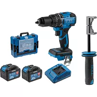 Аккумуляторная дрель-шуруповерт BULL SR 1806 R-series Xcase XLTpro бесщеточный, Ударный, 18 В, 80 Н*м, 2х6 А*ч 2329060