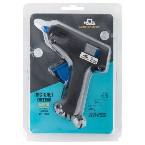 Клеевой пистолет MOS диаметр 7 мм, 5 Вт (20 Вт) 14321М фото 4