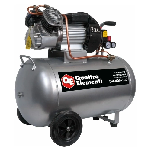 Масляный поршневой компрессор QUATTRO ELEMENTI DV-400-100 771-718 фото 3