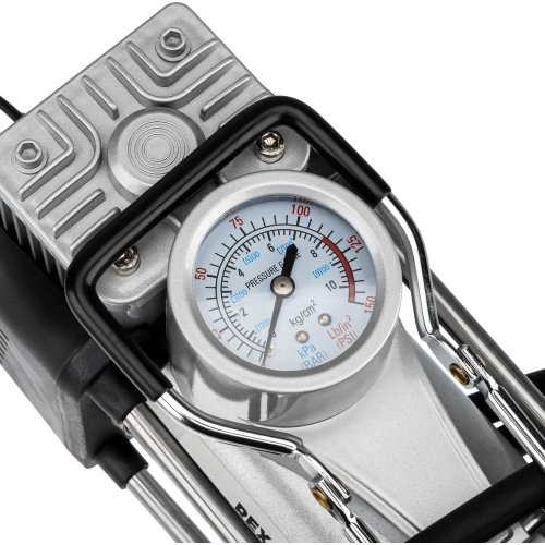 Автомобильный усиленный двухпоршневой компрессор REXANT 60 л/мин, 10 атм 80-0521 фото 5