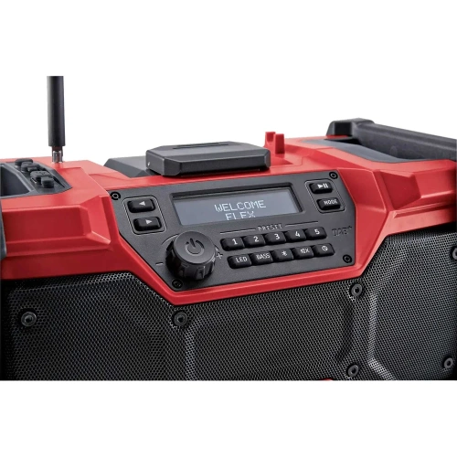 Цифровое аккумуляторное строительное радио FLEX RD 10.8/18.0/230 В 484857 фото 6 Цифровое аккумуляторное строительное радио FLEX RD 10.8/18.0/230 В 484857 фото 6