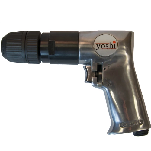 Пневмодрель с быстрозажимным патроном Yoshi 10 мм D817 KL 10 мм МБ000011581
