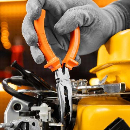 Длинногубцы изогнутые Classic, 160 мм, шлифованные, пластмассовые рукоятки Sparta фото 11