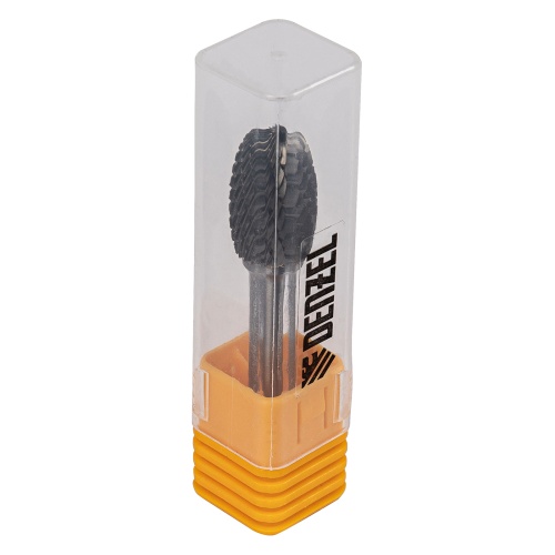 Борфреза по металлу твердосплавная, овальная, тип-E, 12 мм Denzel фото 3