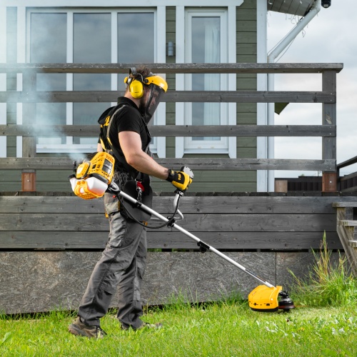 Триммер бензиновый DTL-52S, 52 см3, разъемная штанга, состоит из 2 частей Denzel фото 20