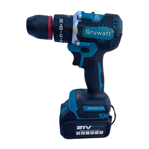 Бесщеточная ударная дрель-шуруповерт Gruwatt DYS19 фото 3
