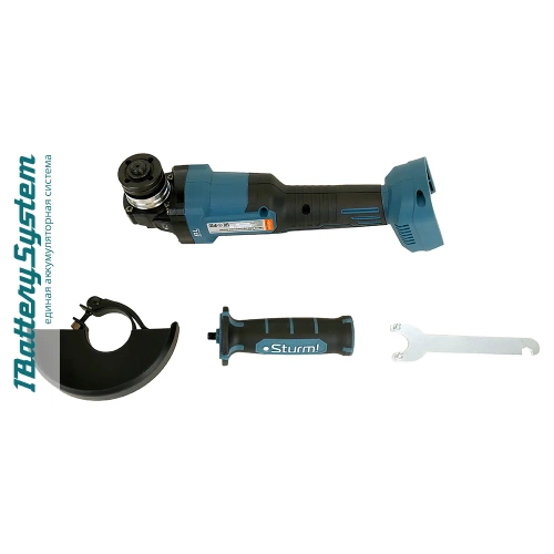 Аккумуляторная углошлифовальная машина Sturm CAG1812BL фото 11