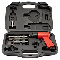 Пневмозубило Rotake 150мм, с комплектом насадок RT-3501RK