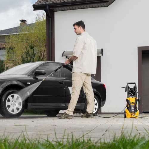 Моечная машина высокого давления R-165D, 2200 Вт, 165 бар, 7 л/мин, с барабаном Denzel фото 19