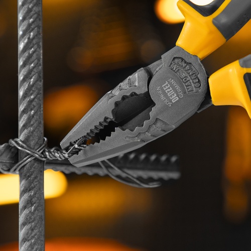 Плоскогубцы комбинированные 205 мм, трехкомпонентные рукоятки Denzel фото 10