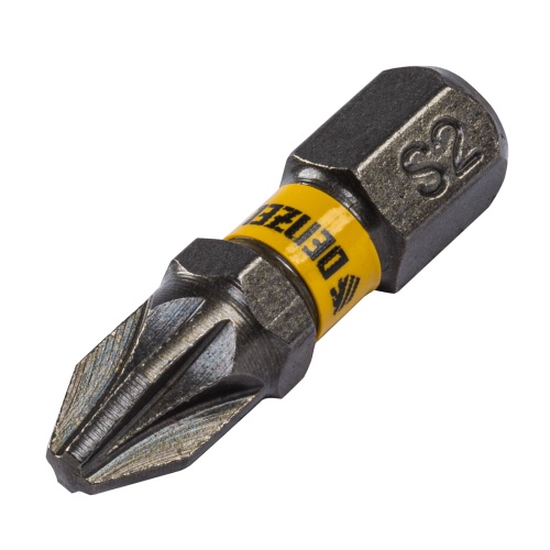 Бита PZ2х25, сталь S2, шестигранный профиль, 10 шт. Е 6,3 Denzel фото 4