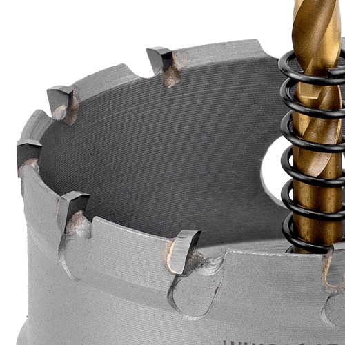 Коронка по металлу твердосплавная, 73 мм Denzel фото 8