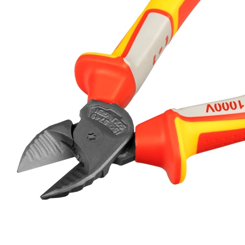 Бокорезы, диэлектрические рукоятки, до 1000 В, трехкомпонентные рукоятки, 180 мм Gross фото 3