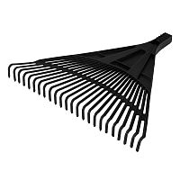 Грабли веерные пластиковые, 600 мм, 24 плоских зуба, без черенка, Сибртех