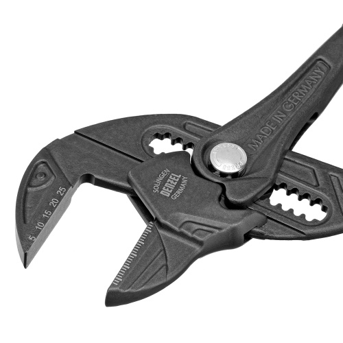 Клещи переставные, кнопочный механизм, обливные рукоятки, сантехнические, 250 мм Denzel фото 6 Клещи переставные, кнопочный механизм, обливные рукоятки, сантехнические, 250 мм Denzel фото 6