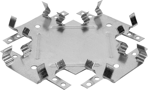 Соединитель для ПП-профилей Албес Премиум 60х27 мм одноуровневый краб