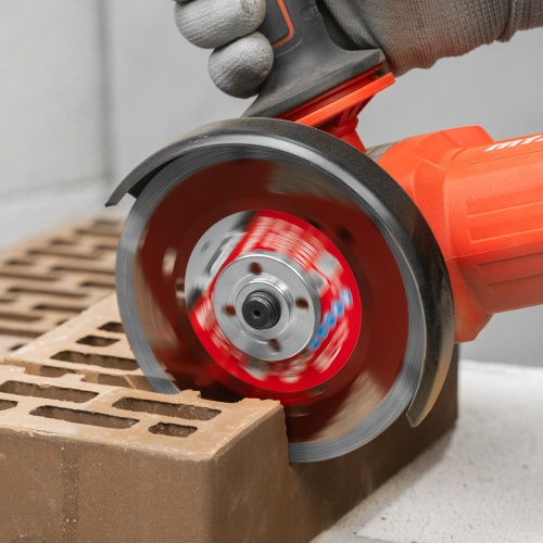 Диск алмазный, отрезной сегментный с защитными сект, 125 х 22.2 мм, сухая резка Matrix Professional фото 10