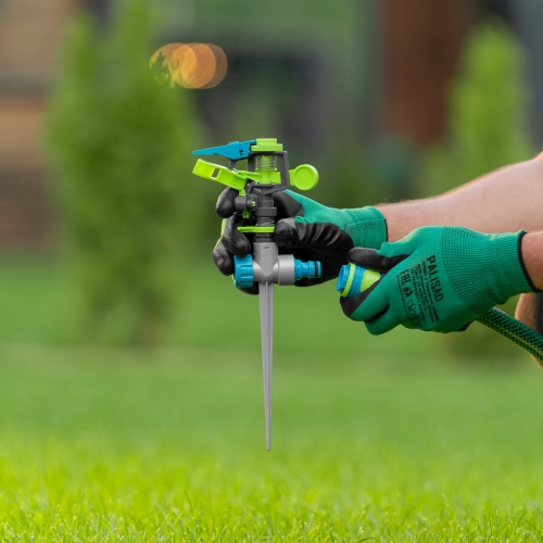 Разбрызгиватель усиленный, импульсный, с регулировкой угла горизонт распыления до 39 м Palisad фото 8