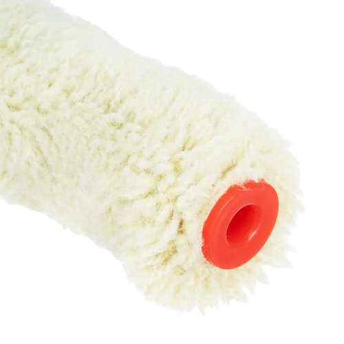 Мини-валик сменный для грубых поверхностей синтетический, 110 мм, ворс 12 мм, D 16 мм, D ручки 6 мм, полиакрил MTX фото 4