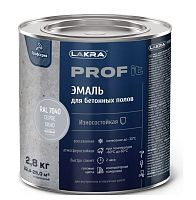 Эмаль для бетонных полов быстросохнущая Лакра Prof it RAL 7040 серое окно 2,8 кг