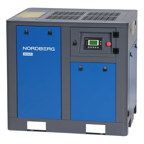 Компрессор винтовой NORDBERG 11 кВт, 10 бар, 1470 л/мин, без ресивера NCN15 Компрессор винтовой NORDBERG 11 кВт, 10 бар, 1470 л/мин, без ресивера NCN15
