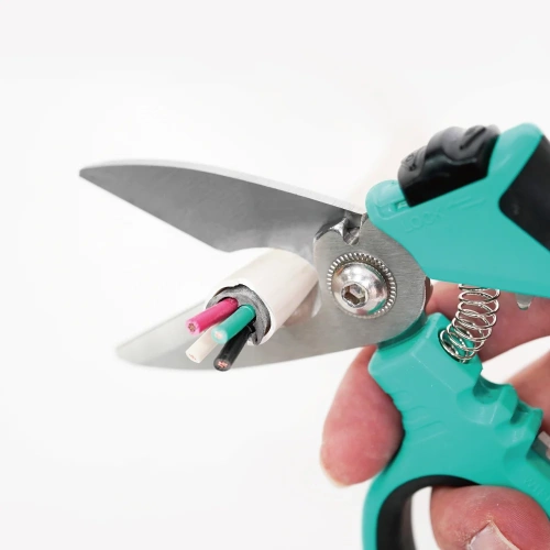 Ножницы промышленные угловые многофункциональные из нержавеющей стали Pro'sKit (резка 0,3мм2-6,2 (AWG 22–10) SR-335 С00040403 фото 5