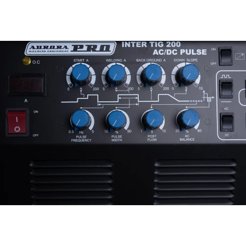 Аргонодуговой сварочный инвертор Aurora PRO INTER TIG 200 AC/DC PULSE Mosfet 10052 фото 6