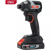 Винтоверт ударный аккумуляторный DELI 200Нм DE-QZ20-1D2 (2АКБ + ЗУ, 20В х 4Ач, 3600 об/мин, 3600 уд/мин) 164344