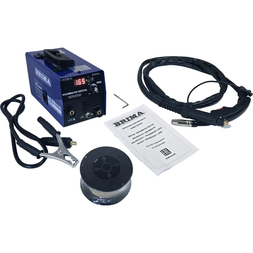 Сварочный полуавтомат Brima MIG/ММА 165 Digital с катушкой флюсовой проволоки 220В НП000001035 фото 3 Сварочный полуавтомат Brima MIG/ММА 165 Digital с катушкой флюсовой проволоки 220В НП000001035 фото 3