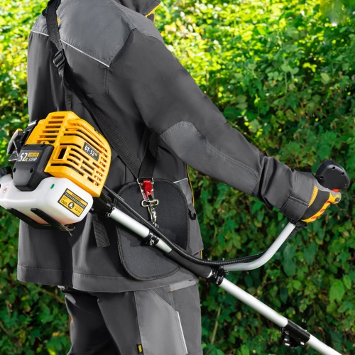 Триммер бензиновый DT 52S, 52 см3, 3 л. с, разъемная штанга, состоит из 2 частей Denzel фото 24