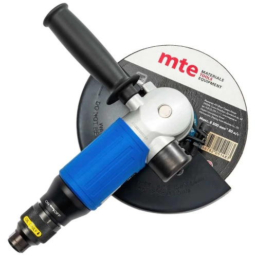 Угловая пневматическая шлифмашина MTE (УШМ), 180мм, 6701R 27038180 фото 3 Угловая пневматическая шлифмашина MTE (УШМ), 180мм, 6701R 27038180 фото 3