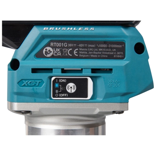 Фрезер кромочный аккуммуляторный Makita XGT BL 40В RT001GZ19 фото 5