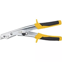 Просечные ножницы по металлу FIT Профи усиленные лезвия, прорезиненные ручки, 260 мм 41590