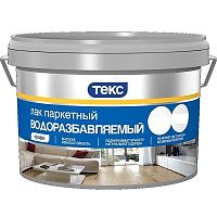 Лак паркетный Текс Профи водоразбавляемый глянцевый 2 л