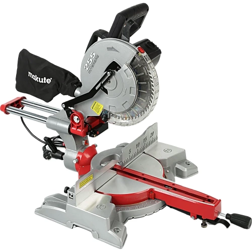 Торцовочная пила с протяжкой Makute (2200Вт, 255мм) MS001-S Торцовочная пила с протяжкой Makute (2200Вт, 255мм) MS001-S