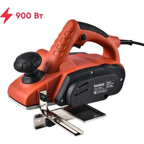 Рубанок Boxbot 82 мм, 900Вт, выборка четверти, P-9082R 902245.P-9082R-2 Рубанок Boxbot 82 мм, 900Вт, выборка четверти, P-9082R 902245.P-9082R-2