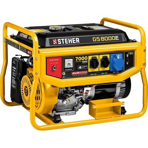Бензиновый генератор STEHER с электростартером GS-8000Е