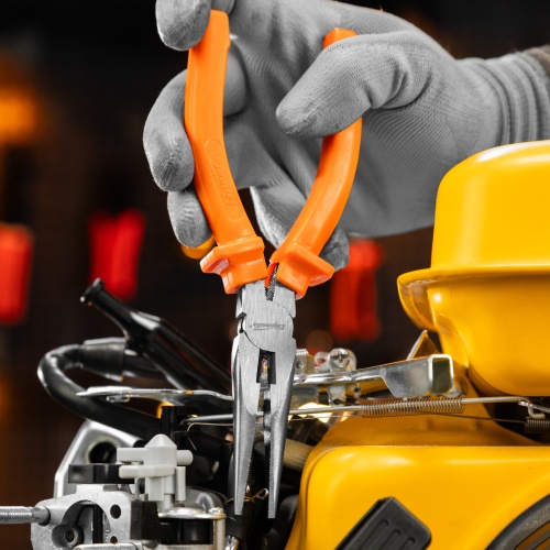 Длинногубцы прямые Classic, 180 мм, шлифованные, пластмассовые рукоятки Sparta фото 12