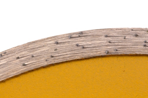 Диск алмазный, отрезной сплошной, 125 х 22.2 мм, мокрая резка Denzel фото 5