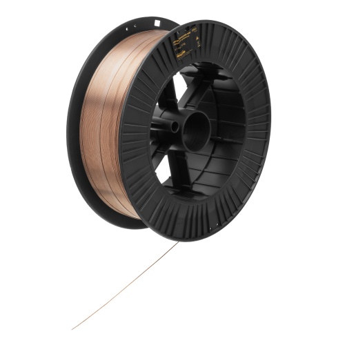 Омедненная проволока ER70S-6, диам. 1 мм, 15 кг, диам. катушки D300 Denzel Омедненная проволока ER70S-6, диам. 1 мм, 15 кг, диам. катушки D300 Denzel