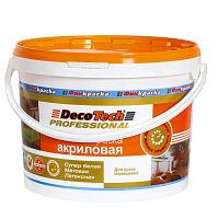 Краска акриловая DecoTech Professional 3 л