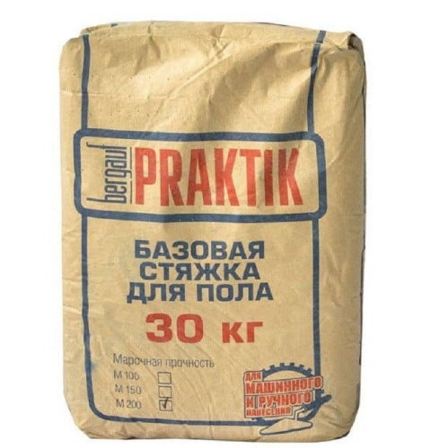 Стяжка для пола Bergauf Praktik М 200 базовая 30 кг