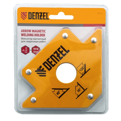 Фиксатор магнитный для сварочных работ, усилие 50 Lb Denzel фото 4