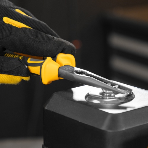 Длинногубцы прямые 205 мм, трехкомпонентные рукоятки Denzel фото 10