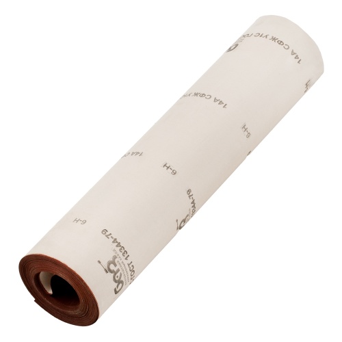 Шкурка на тканевой основе, зернистость № 6, 800 мм х 30 м, "БАЗ" фото 2