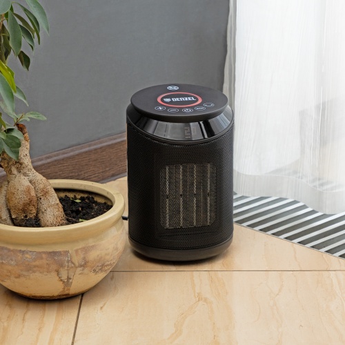 Тепловентилятор керамический DTFC-2000X, 2 кВт, wi-fi, пульт, динамик, вращение, 3 реж. Denzel фото 18