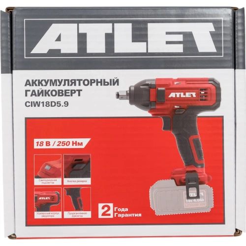 Аккумуляторный гайковерт ATLET CIW18D5.9 фото 10