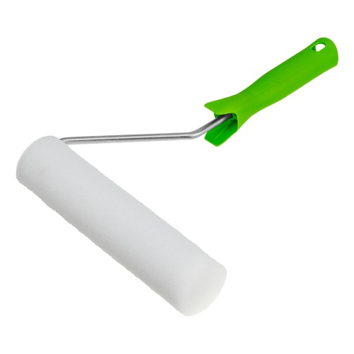 Валик "Поролон" с ручкой и 2 шубки 180 мм, D 42 мм D ручки 6 мм Сибртех фото 2