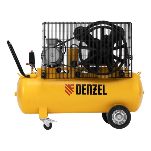 Компрессор воздушный рем. привод BCV 4000-T/100, 4,0 кВт, 100 литров, 690 л/мин Denzel фото 5