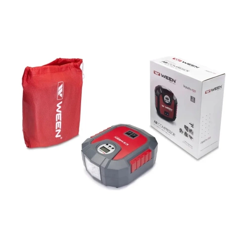 Компрессор автомобильный WEEN Digital Pro-1001, 30 л/мин, с сумкой 171-1001